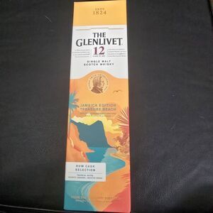Glenlivet 12 Year JAMAICA EDITION Treasure Beach  Single Malt  Scotch BOX ONLY